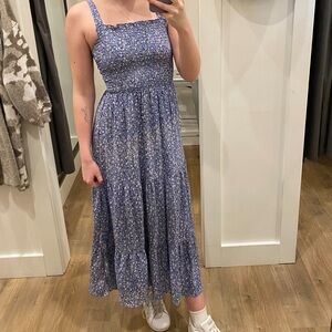 Blue and White floral dress